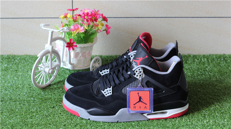 2016 Authentic Air Jordan 4 Retro Black Cement